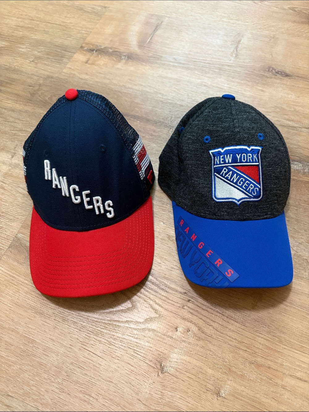 2 NWOT New York Rangers NHL Caps Hats